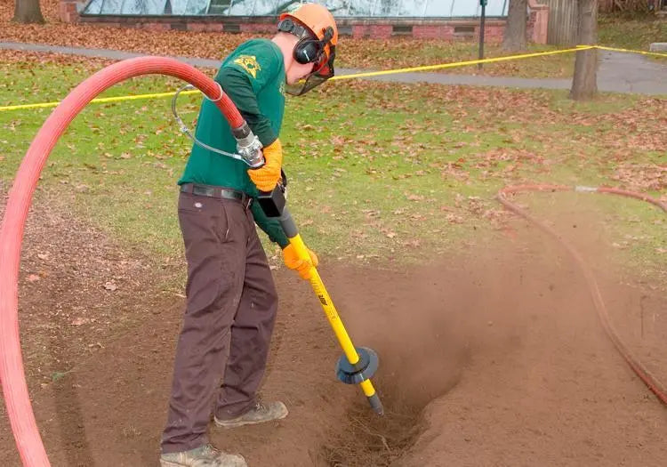 AirSpade 3000 Arbor - 330 cfm with 5 ft Barrel Radius Industrial Works