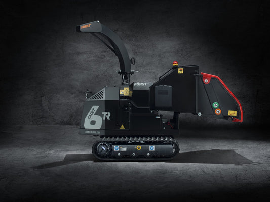 Först Cadet 6 TR | 6" Compact Petrol Tracked Woodchipper view 2 Radius Industrial Works