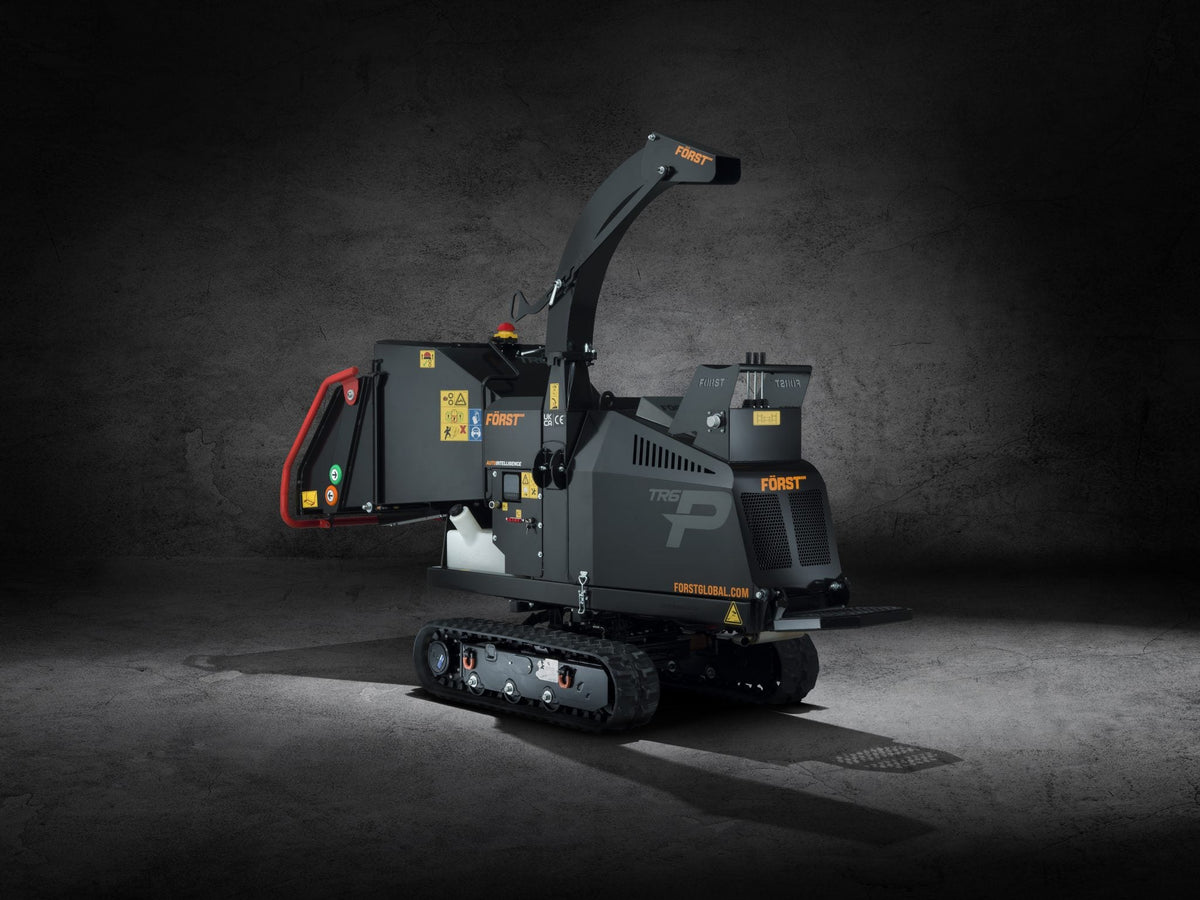 Först TR6P | 6" 40HP Petrol Tracked Woodchipper view 8 Radius Industrial Works