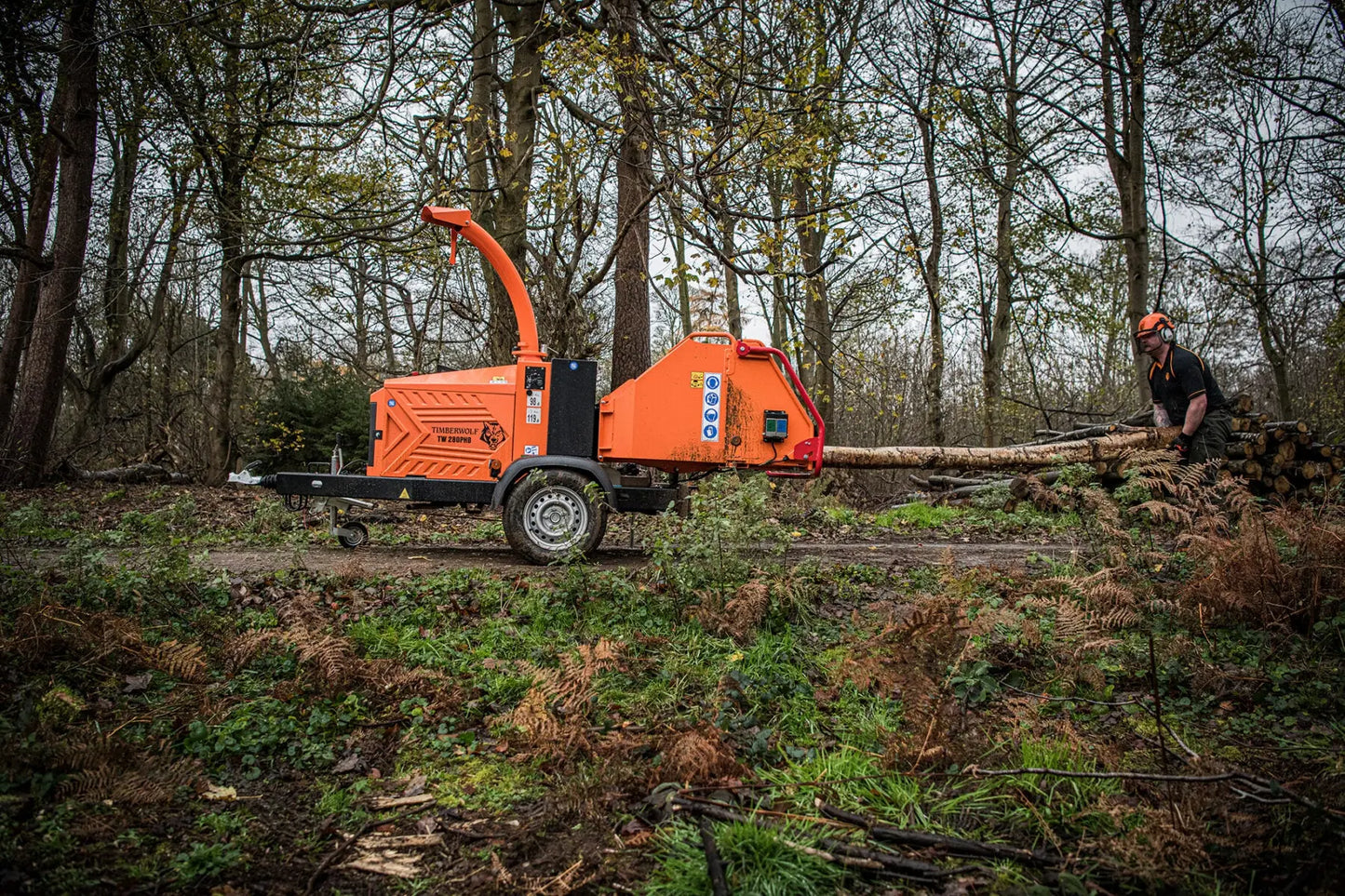 Timberwolf 280PHB Gasoline (8" Tow-behind) Timberwolf