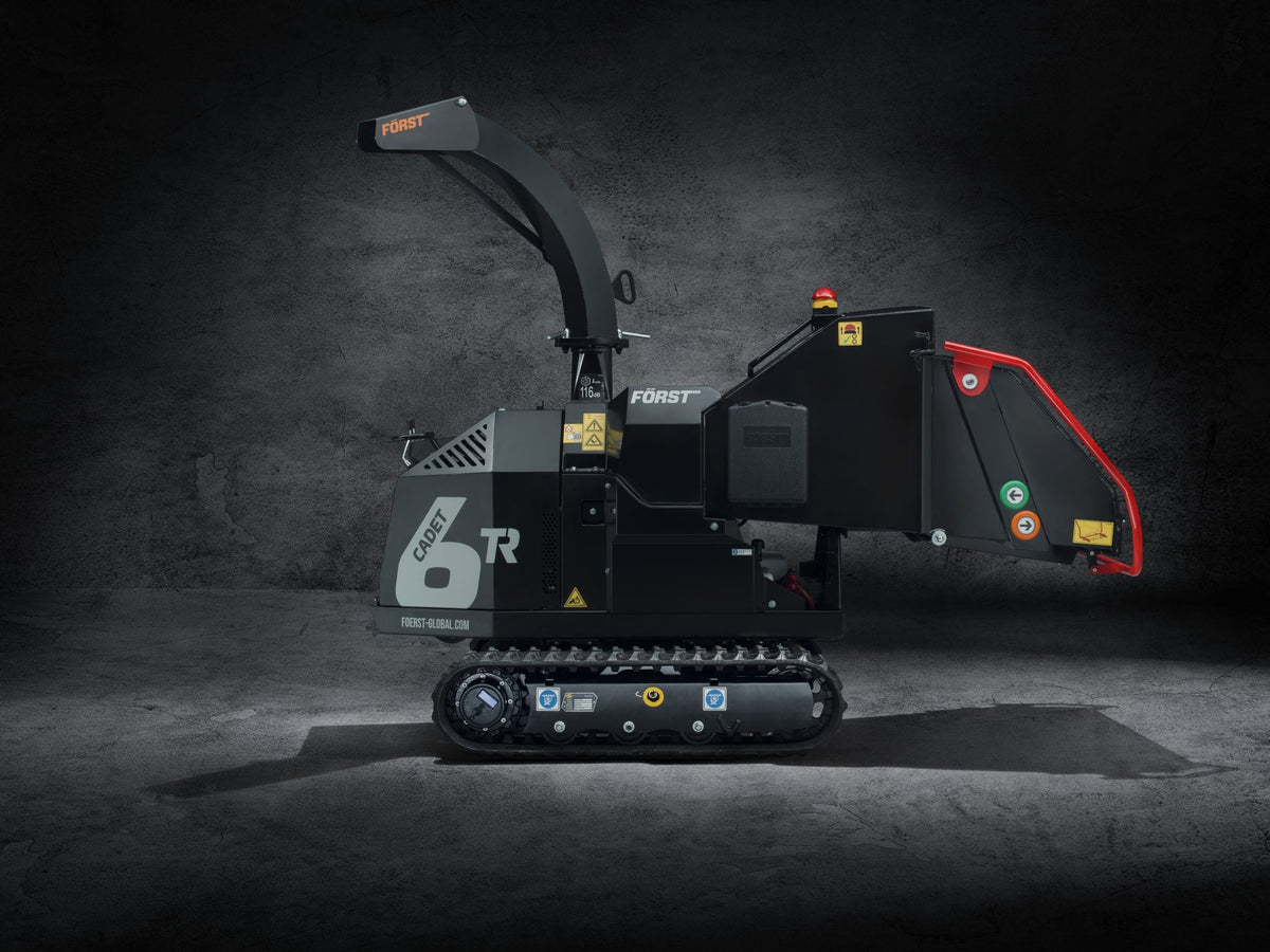 Först Cadet 6 TR | 6" Compact Petrol Tracked Woodchipper view 2 Radius Industrial Works