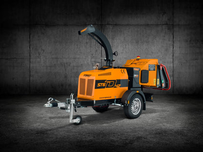 Först ST6D 42 | 6" 42HP Diesel Wheeled Woodchipper Radius Industrial Works