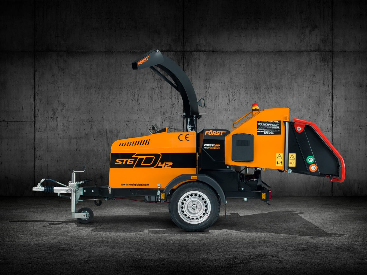 Först ST6D 42 | 6" 42HP Diesel Wheeled Woodchipper view 3 Radius Industrial Works