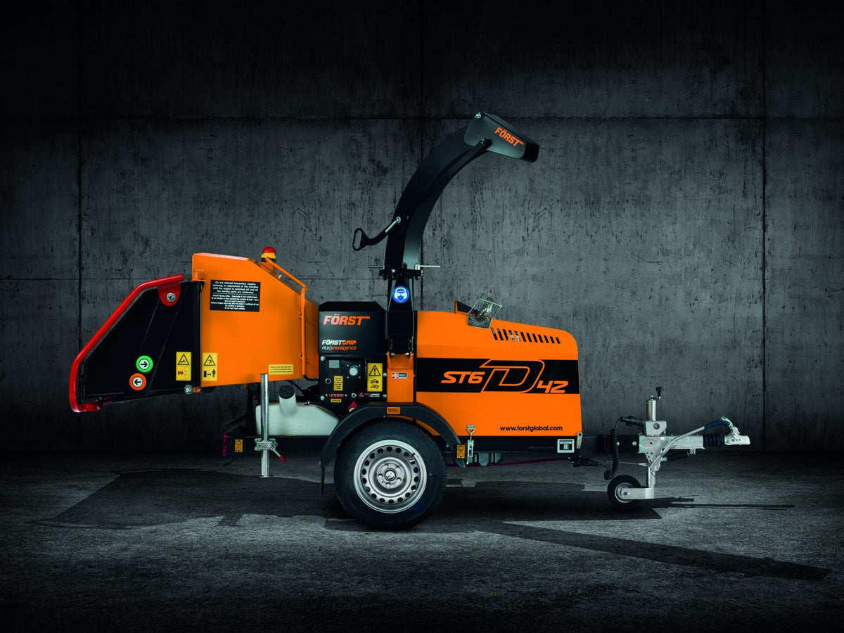 Först ST6D 42 | 6" 42HP Diesel Wheeled Woodchipper view 4 Radius Industrial Works