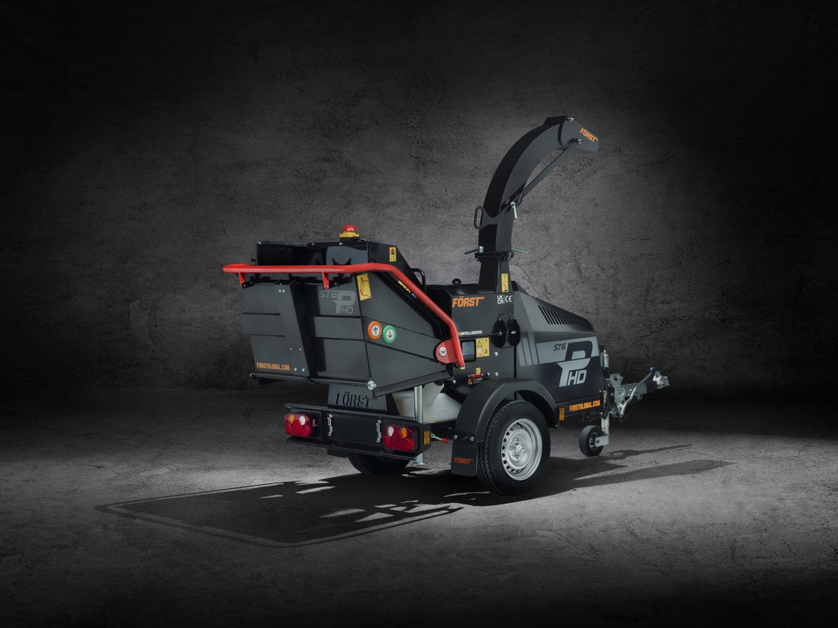 Först ST6P HD | 6" 37HP Heavy Duty Petrol Wheeled Woodchipper view 4 Radius Industrial Works