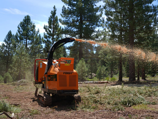 Först TR8D | 8" 55HP Diesel Tracked Woodchipper Radius Industrial Works