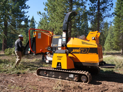 Först XR8D | 8" 55HP Diesel Embankment Tracked Woodchipper view 3 Radius Industrial Works