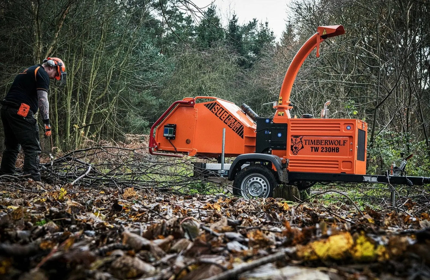 Timberwolf 230HB Diesel Chipper (6" Tow-behind)