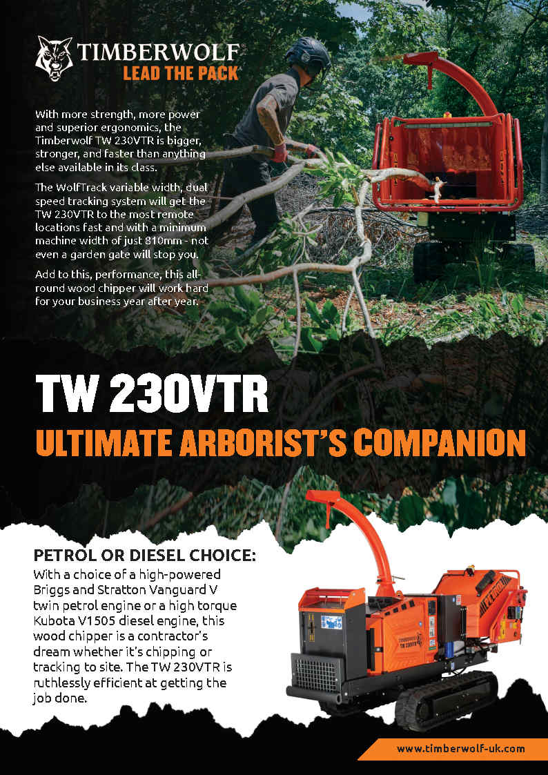Timberwolf 230VTR Diesel Chipper (6